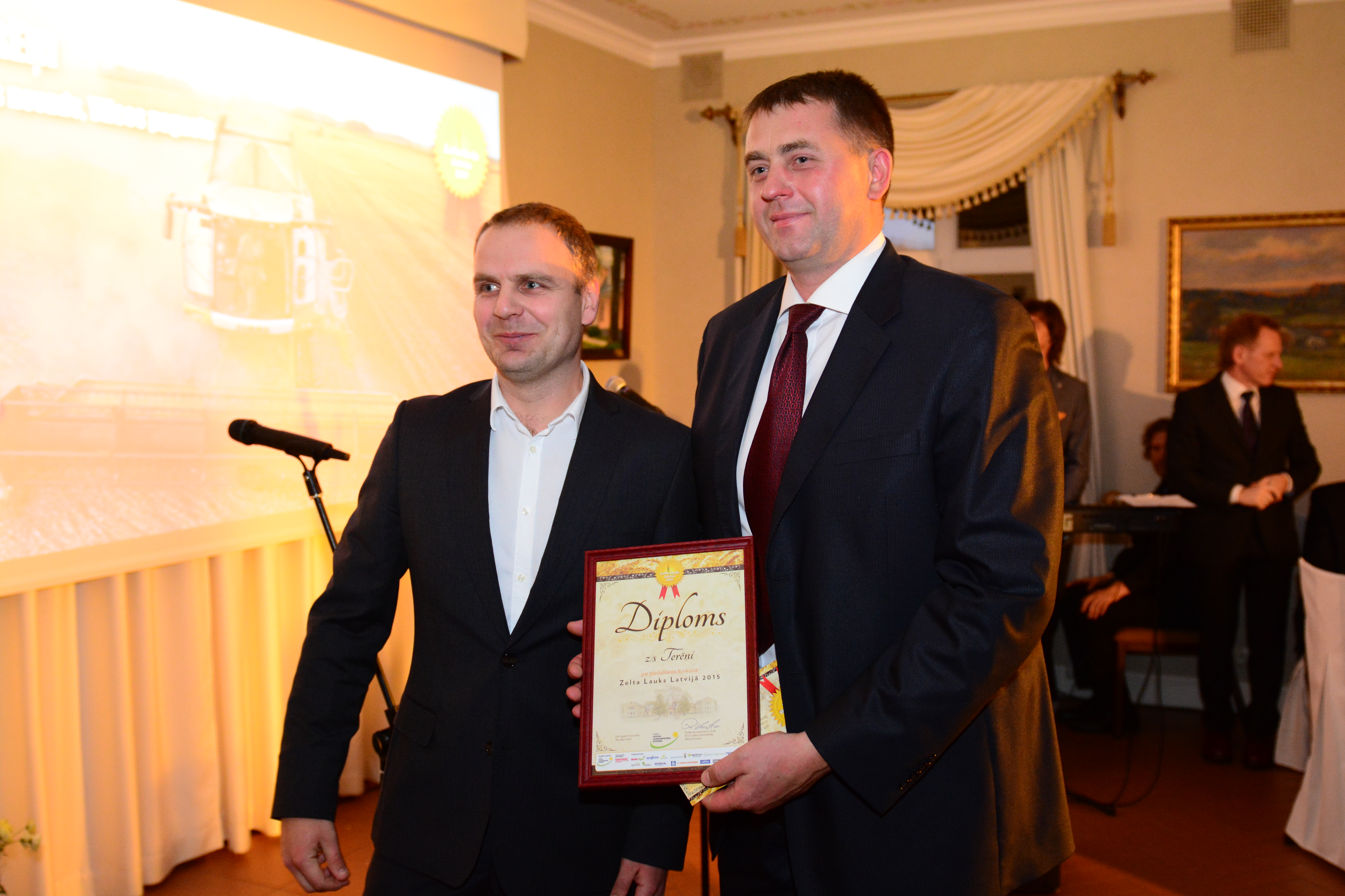 Konkursa Zelta Lauks Latvijā 2015 laureātu apbalvošanas ceremonija